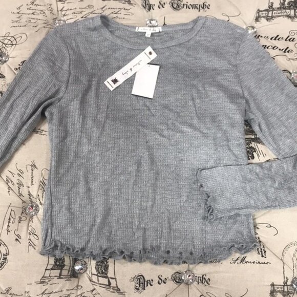 Willow & Clay Thermal Crop Top - Picture 3 of 5